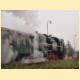 Pi rozjedu parn lokomotivy 464.202 byly prvn vozy vlaku zahaleny v oblacch pry