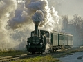 Olomouck Mikul s parn lokomotivou „Kocr“