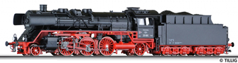 [Lokomotivy] → [Parní] → [BR 23] → 02102: černá s červeným pojezdem a kouřovými plechy