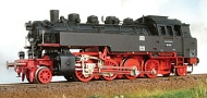 [Lokomotivy] → [Parní] → [BR 86] → 106/1: černá s červeným pojezdem