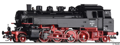 [Lokomotivy] → [Parní] → [BR 86] → 02185 E: parní lokomotiva černá s červeným pojezdem VEB Steinkohlekokerei Zwickau