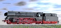 [Lokomotivy] → [Parní] → [BR 01] → 1018202: černá s červeným pojezdem, kouřovými plechy a olejovým tendrem BR 01.5