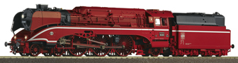 [Lokomotivy] → [Parní] → [BR 18] → 36028: červená s červeným pojezdem a kouřovými plechy