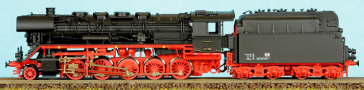 [Lokomotivy] → [Parní] → [BR 44] → 504401: parní lokomotiva černá s červeným pojezdem a s kouřovými plechy