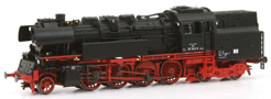 [Lokomotivy] → [Parní] → [BR 65] → 31072123: parní lokomotiva černá s červeným pojezdem a s kouřovými plechy, muzeální lokomotiva