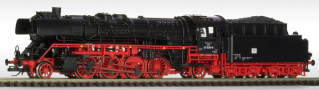 [Lokomotivy] → [Parní] → [BR 41] → 21018400: parní lokomotiva černá s červeným pojezdem a kouřovými plechy BR 41 Reko
