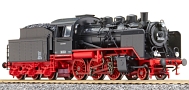 [Lokomotivy] → [Parní] → [BR 24] → 73010: černá s červeným pojezdem a kouřovými plechy