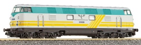 [Lokomotivy] → [Motorové] → [V 180 (BR 118)] → 02682: bílo-zelená se žlutými pruhy