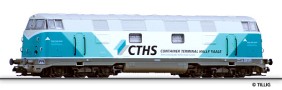 [Lokomotivy] → [Motorové] → [V 180 (BR 118)] → 02686: modr-bílá s černým pojezdem CTHS (Container Terminal Halle Saale)