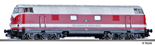 [Lokomotivy] → [Motorové] → [V 180 (BR 118)] → 02697: dieselová lokomotiva červená-slonová kost, černý pojezd