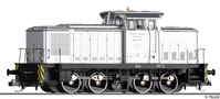 [Lokomotivy] → [Motorov] → [V 60] → 96331 E: dieselov lokomotiva stbrn s ernm rmem „VEB Stahl- und Walzwerk Brandenburg“
