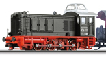 [Lokomotivy] → [Motorové] → [V 36] → 501495: tmavě šedá s červeným pojezdem, ze setu „Samba Express Teil 2“