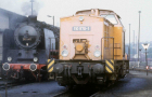 [Lokomotivy] → [Motorov] → [V 100] → 502186: dieselov lokomotiva oranov, ern rm a pojezd, pomocn pohon