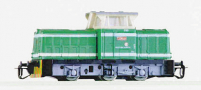 [Lokomotivy] → [Motorov] → [T334] → 02610: dieselov lokomotiva zelen  s krmovmi pruhy, ern rm a ed pojezd