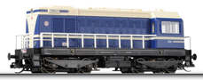 [Lokomotivy] → [Motorové] → [BR 107] → 04621: dieselová lokomotiva modrá-krémová s černým pojezdem