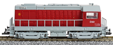 [Lokomotivy] → [Motorové] → [BR 107] → 500971: červená s šedým rámem a podvozky