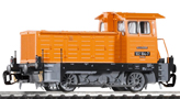[Lokomotivy] → [Motorové] → [BR 312] → 47500: dieselová lokomotiva oranžová s černým rámem a šedým pojezdem