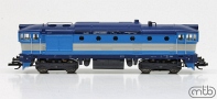 [Lokomotivy] → [Motorové] → [T478.3 „Brejlovec”] → TT753-013: světle modrá-tmavě modrá s šedým pásem
