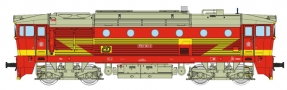 [Lokomotivy] → [Motorové] → [T478.3 „Brejlovec”] → 33339: dieselová lokomotiva červená se žlutým bleskem „ÉDA“