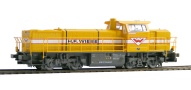 [Lokomotivy] → [Motorové] → [G 1206] → 71404: dieselová lokomotiva žlutá s černým pojezdem „WIEBE“