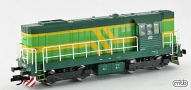 [Lokomotivy] → [Motorové] → [T466.2/T448.0] → TT743-009: dieselová lokomotiva zelená se žlutými pruhy
