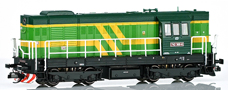 [Lokomotivy] → [Motorové] → [T466.2/T448.0] → 501913: dieselová lokomotiva v zeleném provedení se žlutými proužky