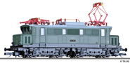 [Lokomotivy] → [Elektrické] → [BR 144] → 04423: elektrická lokomotiva zelená s šedou střechou, černý rám a pojezd