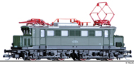 [Lokomotivy] → [Elektrické] → [BR 144] → 04426: elektrická lokomotiva zelená se stříbrnou střechou, černý rám a pojezd