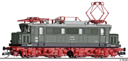 [Lokomotivy] → [Elektrické] → [BR 144] → 04429: elektrická lokomotiva zelená s šedou střechou, černý rám a červený pojezd