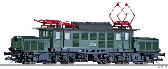 [Lokomotivy] → [Elektrické] → [BR 194] → 04414: elektrická lokomotiva zelená, hnědá střecha, černý rám a pojezd