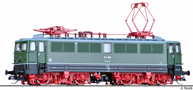 [Lokomotivy] → [Elektrické] → [BR 242] → 501461: elektrická lokomotiva zelená s šedou střechou, černý rám a červený pojezd