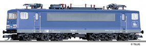 [Lokomotivy] → [Elektrické] → [BR 155] → 04321: modrá s černou střechou a polopantografy, černý rám a pojezd