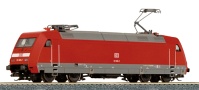 [Lokomotivy] → [Elektrické] → [BR 101] → 02312: elektrická lokomotiva červená s šedým rámem a střechou