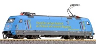 [Lokomotivy] → [Elektrické] → [BR 101] → 02305: elektrická lokomotiva modrá s reklamním potiskem „Fleischwerbung“