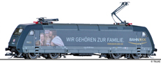 [Lokomotivy] → [Elektrické] → [BR 101] → 02317: elektrická lokomotiva tmavě šedá s reklamním potiskem