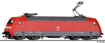 [Lokomotivy] → [Elektrické] → [BR 101] → 02320: elektrická lokomotiva červená s šedou střechou a s polopantografy