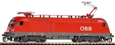 [Lokomotivy] → [Elektrické] → [BR 182 Taurus] → 47428: elektrická lokomotiva červená s šedým rámem a černým pojezdem