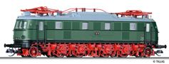 [Lokomotivy] → [Elektrické] → [BR 218 (E 18)] → 02459: elektrická lokomotiva zelená s šedou střechou, červený pojezd