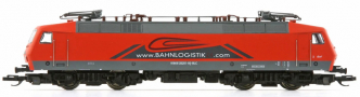 [Lokomotivy] → [Elektrické] → [BR 120] → 1011656: elektrická lokomotiva v barevném schematu „Bahnlogistik24“
