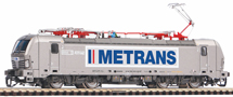 [Lokomotivy] → [Elektrické] → [BR 193 VECTRON] → 47390: elektrická lokomotiva stříbrná se čtyřmi polopantografy „METRANS“