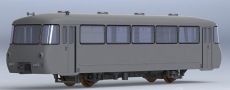 [Lokomotivy] → [Motorové vozy a jednotky] → [BR 172] → 1711: červený s šedou střechou