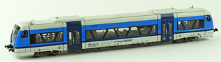 [Lokomotivy] → [Motorové vozy a jednotky] → [RS1 Regio Shuttle] → 33552: motorový vůz v barevném schematu „Najbrt“ s logem „RegioSpider“