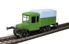 [Lokomotivy] → [Ostatní] → 2721: nákladní drezína zelená s plachtou