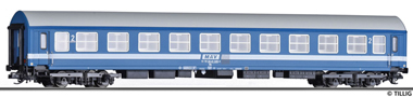 [Osobní vozy] → [Rychlíkové] → [typ Y] → 16407: rychlíkový vůz modrý s šedou střechou 2. tř.