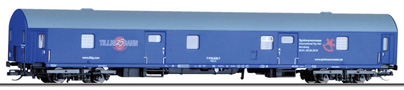 [Osobní vozy] → [Rychlíkové] → [typ Y] → 501853: poštovní vůz modrý s šedou střechou a s potiskem „Spielwarenmesse Nürnberg 2019“