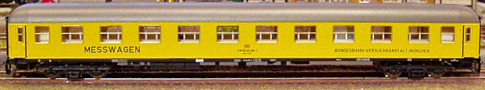 [Osobní vozy] → [Rychlíkové] → [typ m] → 500302: žlutý s šedou střechou měřící vůz