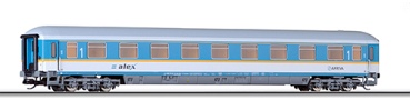 [Osobní vozy] → [Rychlíkové] → [typ m] → 01599: modrý-bílý 1. tř., barevné schema „Alex“