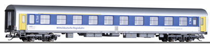 [Osobní vozy] → [Rychlíkové] → [typ m] → 01809 E: rychlíkový vůz v barevném schematu „Mitteldeutsche Regiobahn“ 1./2. tř.