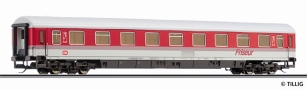[Osobní vozy] → [Rychlíkové] → [typ m v barvách IC-původní] → 13583 E: červený-bílý s šedou střechou 1. tř. „Friseur“