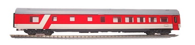 [Osobní vozy] → [Rychlíkové] → [typ Eurofima] → 7682: červený-bílý s šedou střechou, jídelní